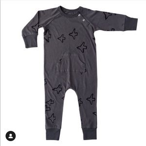 Kid + kind Jersey bird romper